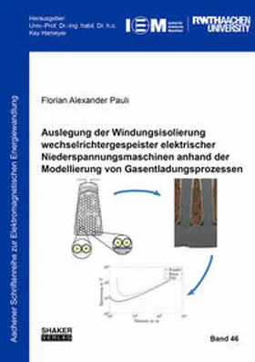 Pauli |  Auslegung der Windungsisolierung wechselrichtergespeister elektrischer Niederspannungsmaschinen anhand der Modellierung von Gasentladungsprozessen | Buch |  Sack Fachmedien