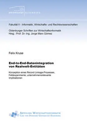 Kruse |  End-to-End-Datenintegration von Realwelt-Entitäten | Buch |  Sack Fachmedien