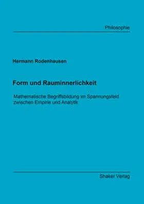 Rodenhausen |  Form und Rauminnerlichkeit | Buch |  Sack Fachmedien