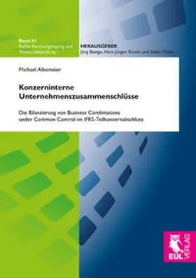 Alkemeier | Konzerninterne Unternehmenszusammenschlüsse | Buch | 978-3-8441-0512-4 | www.sack.de