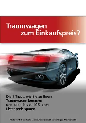 Schmidt |  Traumwagen zum Einkaufspreis | eBook | Sack Fachmedien