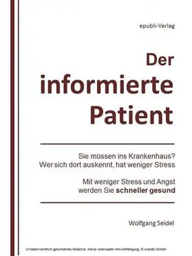 Seidel |  Der informierte Patient im Krankenhaus | eBook | Sack Fachmedien