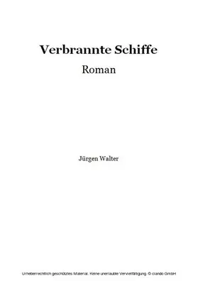 Walter |  Verbrannte Schiffe | eBook | Sack Fachmedien