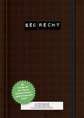 Solmecke |  SEO Recht | eBook | Sack Fachmedien