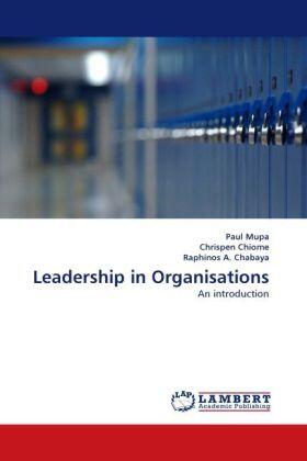 Mupa / Chiome / A. Chabaya |  Leadership in Organisations | Buch |  Sack Fachmedien