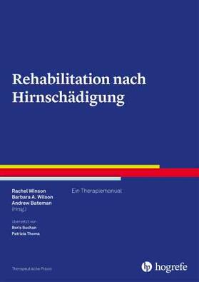Winson / Wilson / Bateman | Rehabilitation nach Hirnschädigung | E-Book | sack.de