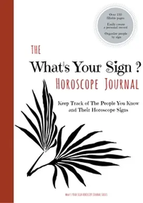 Sommer |  The What's Your Sign Horoscope Journal  - A Personal Log / Tracker / Diary / Notebook | Buch |  Sack Fachmedien