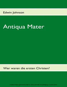Johnson / Fabri |  Antiqua Mater | eBook | Sack Fachmedien