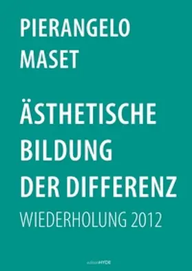 Maset |  Ästhetische Bildung der Differenz | Buch |  Sack Fachmedien