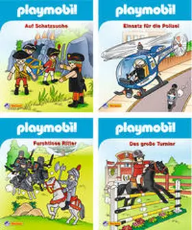  Nelson Mini-Bücher: 4er Playmobil 1-4 | Buch |  Sack Fachmedien