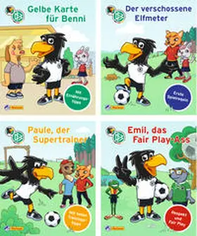  Nelson Mini-Bücher: 4er DFB-Maskottchen Paule 1-4 | Buch |  Sack Fachmedien