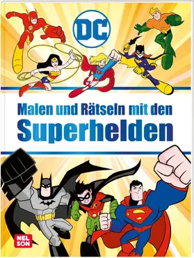  DC Superhelden: Malen und Rätseln mit den Superhelden | Buch |  Sack Fachmedien
