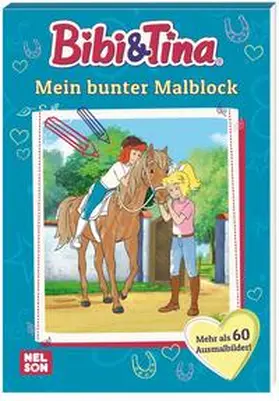  Bibi & Tina: Mein bunter Malblock | Buch |  Sack Fachmedien