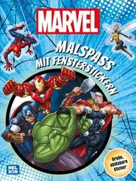  MARVEL: Malspaß mit Fensterstickern | Buch |  Sack Fachmedien