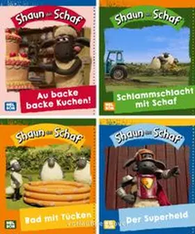 Nelson Mini-Bücher: Shaun das Schaf 1-4 (Einzel/WWS) | Buch | 978-3-8451-3150-4 | www.sack.de