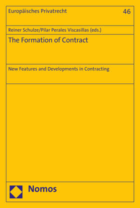 Schulze / Perales Viscasillas | The Formation of Contract | E-Book | sack.de