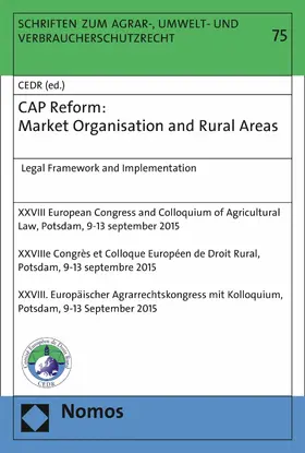Norer | CAP Reform: Market Organisation and Rural Areas | E-Book | sack.de