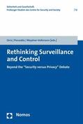 Orrú / Porcedda / Weydner-Volkmann |  Rethinking Surveillance and Control | eBook | Sack Fachmedien