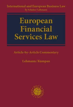 Lehmann / Kumpan |  European Financial Services Law | eBook | Sack Fachmedien