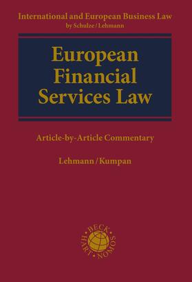 Lehmann / Kumpan | European Financial Services Law | E-Book | sack.de