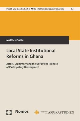 Sabbi | Local State Institutional Reforms in Ghana | E-Book | sack.de