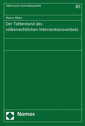 Athen |  Der Tatbestand des völkerrechtlichen Interventionsverbots | eBook | Sack Fachmedien