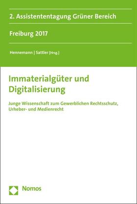 Hennemann / Sattler | Immaterialgüter und Digitalisierung | E-Book | sack.de