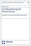 Schult |  Zur Neuordnung des Presse-Grosso | eBook | Sack Fachmedien
