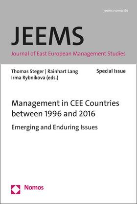 Steger / Lang / Rybnikova | Management in CEE Countries between 1996 and 2016 | E-Book | sack.de