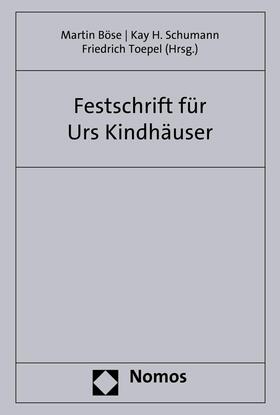 Böse / Schumann / Toepel | Festschrift für Urs Kindhäuser zum 70. Geburtstag | E-Book | sack.de