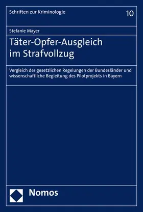 Mayer | Täter-Opfer-Ausgleich im Strafvollzug | E-Book | www.sack.de