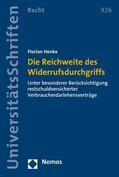 Henke |  Die Reichweite des Widerrufsdurchgriffs | eBook | Sack Fachmedien