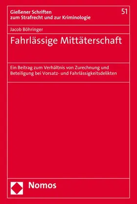Böhringer | Fahrlässige Mittäterschaft | E-Book | www.sack.de