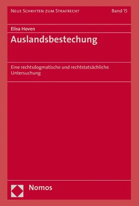 Hoven |  Auslandsbestechung | eBook | Sack Fachmedien
