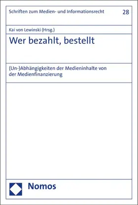 Lewinski | Wer bezahlt, bestellt | E-Book | www.sack.de