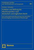 Schneiders |  Funktion und Stellung des Abschlussprüfers nach deutschem und englischem Recht | eBook | Sack Fachmedien