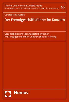 Karwatzki | Der Fremdgeschäftsführer im Konzern | E-Book | sack.de