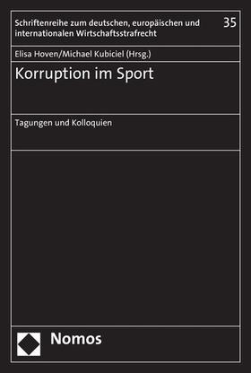Hoven / Kubiciel |  Korruption im Sport | eBook | Sack Fachmedien