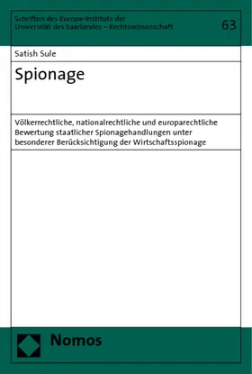 Sule |  Spionage | eBook | Sack Fachmedien