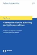 Thomas |  Assemblée Nationale, Bundestag and the European Union | eBook | Sack Fachmedien