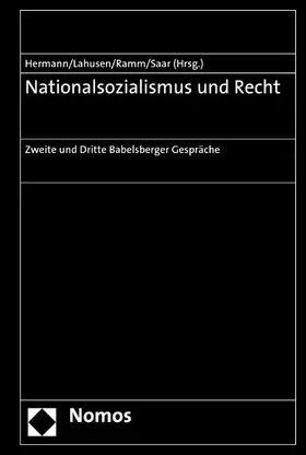 Hermann / Lahusen / Ramm |  Nationalsozialismus und Recht | eBook | Sack Fachmedien