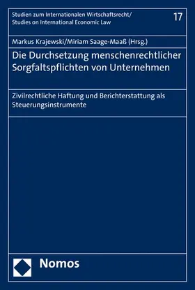 Krajewski / Saage-Maaß |  Die Durchsetzung menschenrechtlicher Sorgfaltspflichten von Unternehmen | eBook | Sack Fachmedien