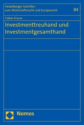 Krause |  Investmenttreuhand und Investmentgesamthand | eBook | Sack Fachmedien