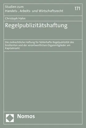 Hahn | Regelpublizitätshaftung | E-Book | www.sack.de