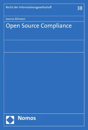 Allmann |  Open Source Compliance | eBook | Sack Fachmedien