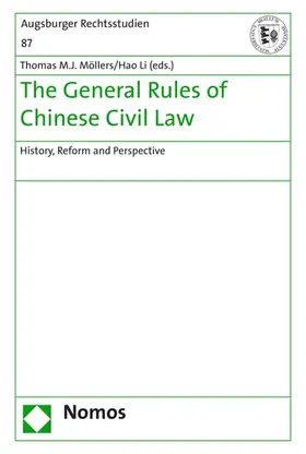 Möllers / Li |  The General Rules of Chinese Civil Law | eBook | Sack Fachmedien