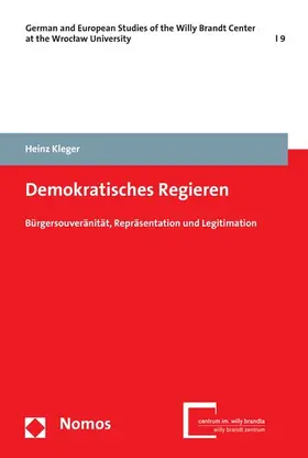 Kleger |  Demokratisches Regieren | eBook | Sack Fachmedien