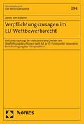 von Kalben |  Verpflichtungszusagen im EU-Wettbewerbsrecht | eBook | Sack Fachmedien
