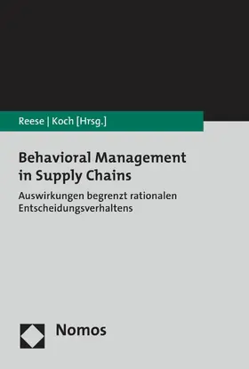 Reese / Koch | Behavioral Management in Supply Chains | E-Book | sack.de
