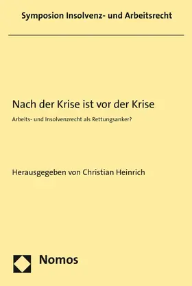 Heinrich |  Nach der Krise ist vor der Krise | eBook | Sack Fachmedien